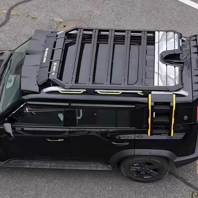 High Quality Aluminum Alloy Explorer Roof Luggage Cargo Carrier Platform Rack for Jetour T2 Accessories